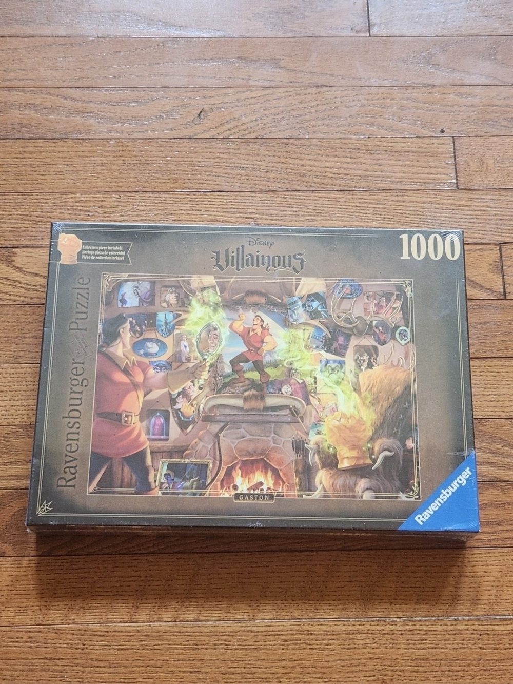 Ravensburger Disney Villainous Gaston 1000-Piece Puzzle - Black Box